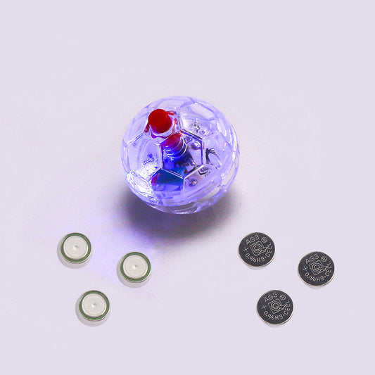 Cat Dog Toy Ball New Fashion Glowing Transparent Plastic Pet
