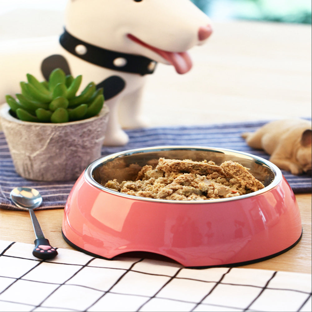 Dog Supplies Bowls Large Stainless Steel Food Pet Cat