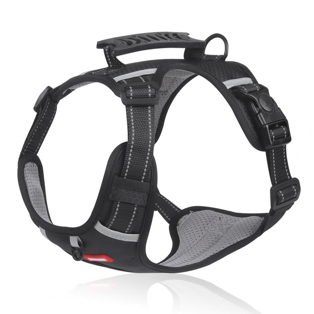 Nylon Dog Harness No Pull Breathable Reflective Pet Vest For Small