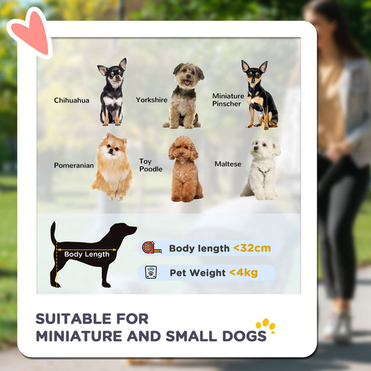 Pawhut Dog Pram Stroller Foldable Pet Pushchair With 4 Wheels