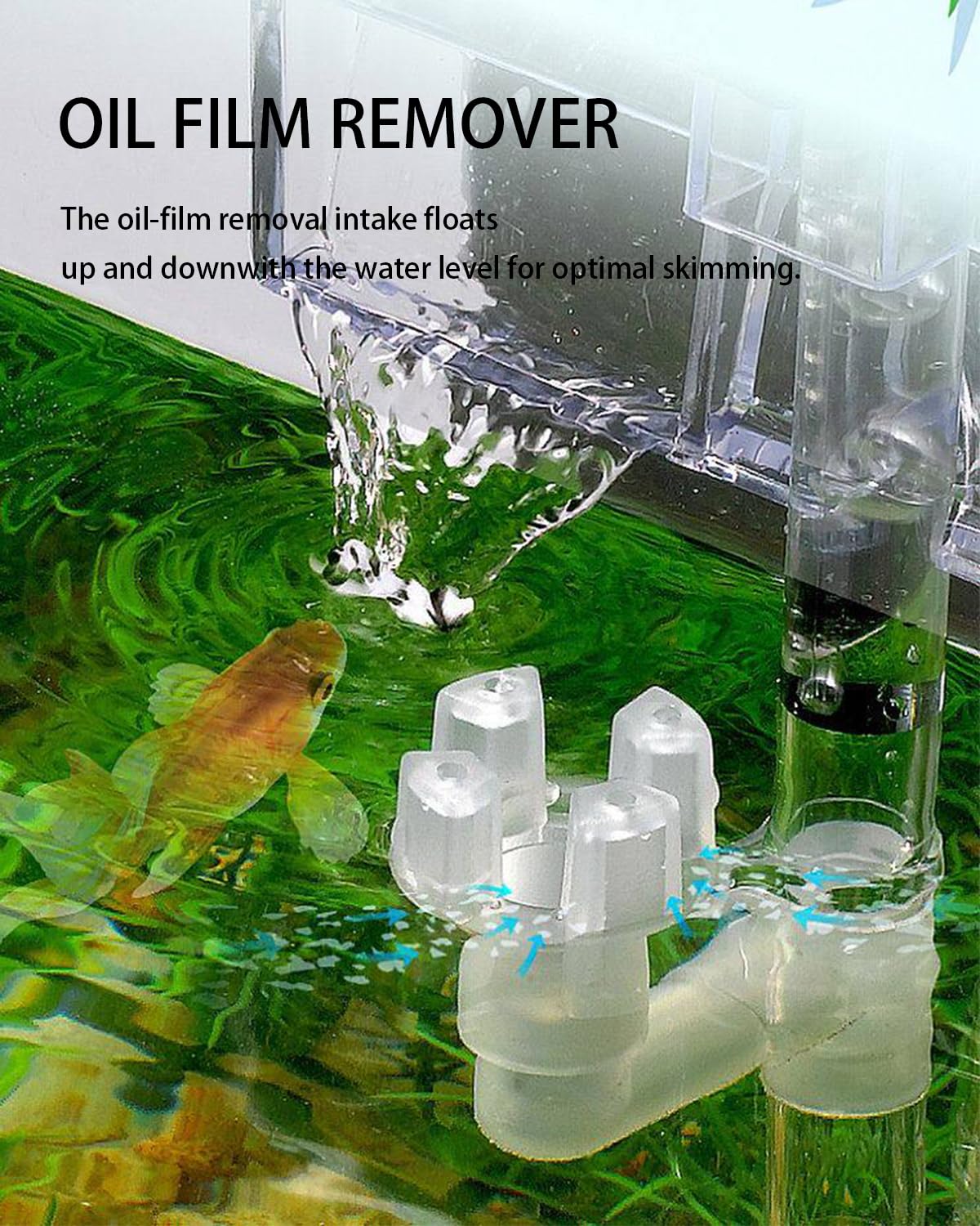 Small Fish Tank Filter Hang On For 1-5 Gal Nano Aquarium Ultra