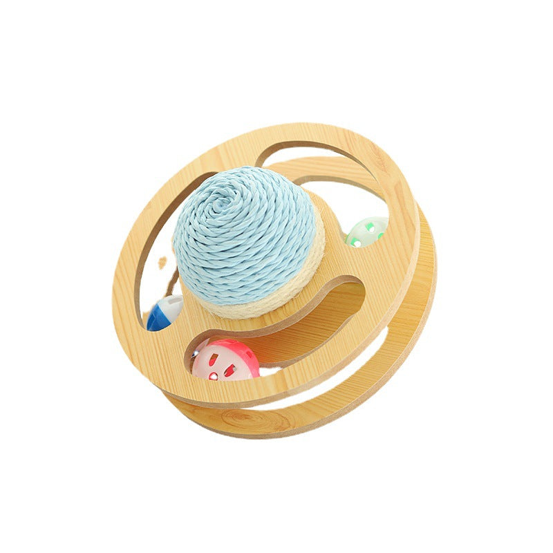 Sisal Rope Cat Scratcher Ball Toys Interactive Scratching Post