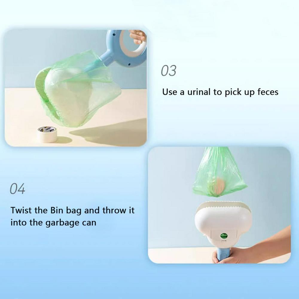 Pet Cat Dog Feces Cleaner Pooper Scooper Cloud Shape Jaw Poop Scoop