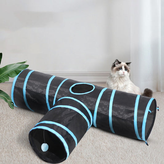 New Cat Tunnel Foldable Pet Climbing Path Toys