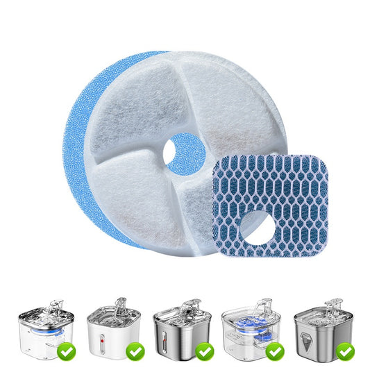 Pet Water Dispenser Filter Element Multiple Hair Cotton Activated