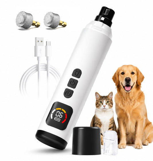Dog Nail Grinder Quiet Pet Trimmer For Dogs And Cats 6 Speeds Dual