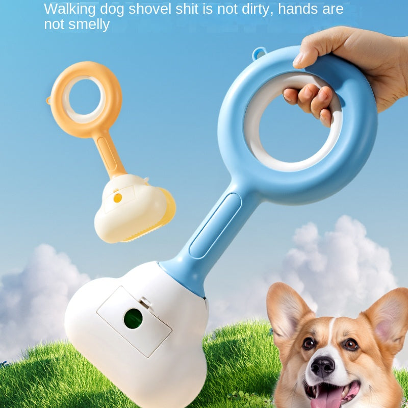 Pet Cat Dog Feces Cleaner Pooper Scooper Cloud Shape Jaw Poop Scoop