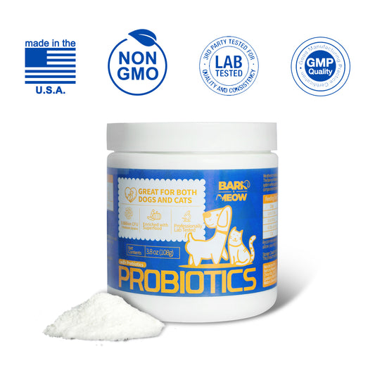 Bark And Meow Probiotics For Dogs Cats 7 Tailored Strains