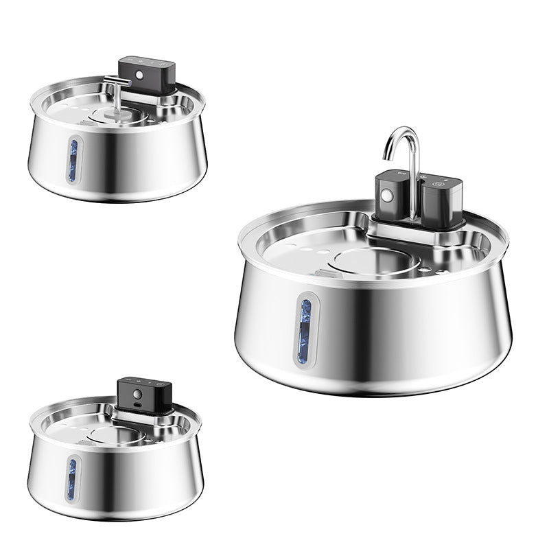 Stainless Steel Wireless Pet Water Fountain Kit