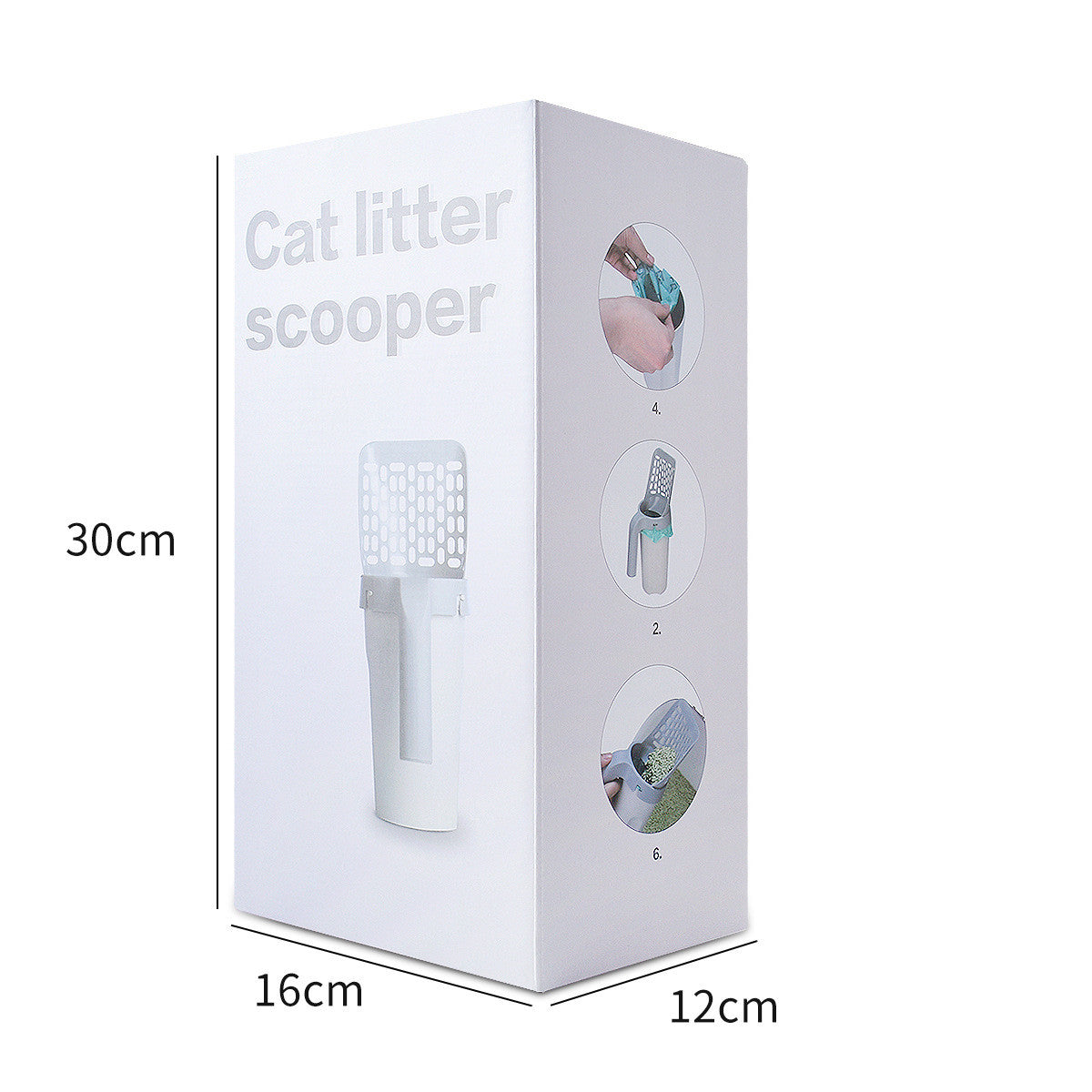 Plastic Cat Litter Scoop Pet Care Sand Waste Scooper Shovel Hollow