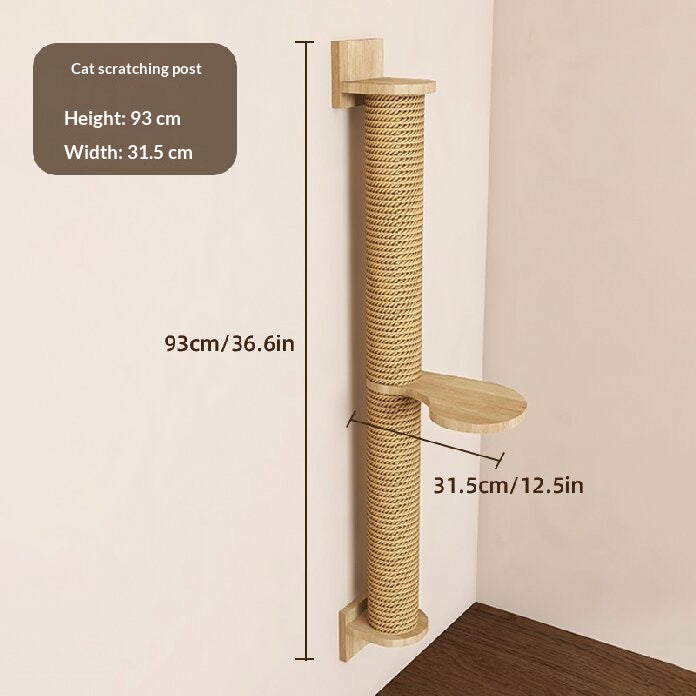 Cat Tree With Scratching Post Jumping Platform And Bed Complete Set