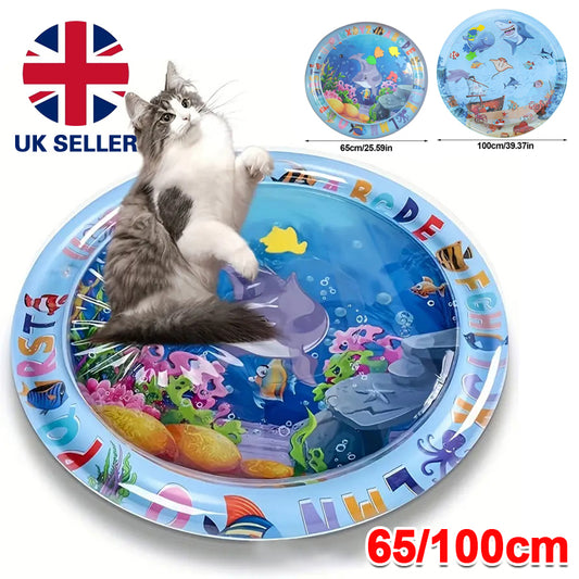 Cat Dog Water Play Mat Cooling Mats Thickened Cats Dogs Bed Toy