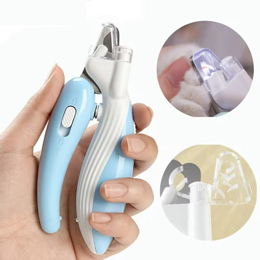 Pet Nail Clippers Dog Cat LED Electric Grinder Pet Supplies Light
