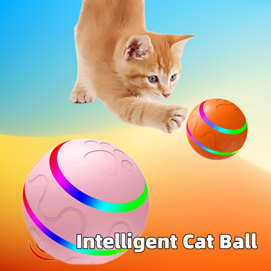 Pet New Cat Wicked Ball Toy Intelligent USB Toys Self Rotating