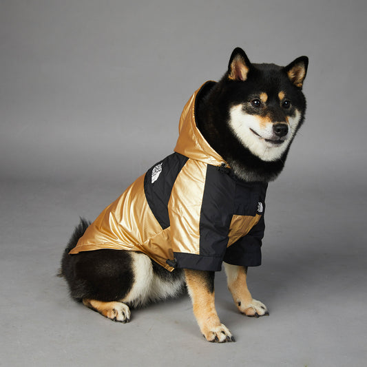 Windproof And Rainproof Dog Large Raincoat Shell Jacket