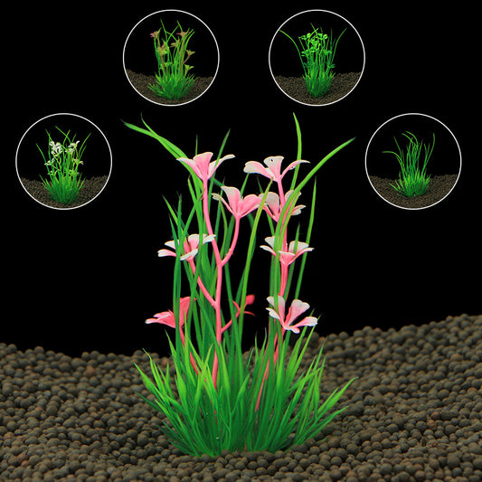Fish Tank Decoration Simulation Water Plant Aquarium Landscaping