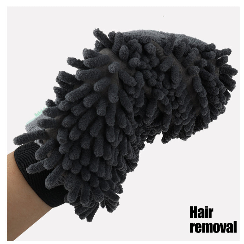 Pet Bathing Brush 2-in-1 Grooming Glove Elegant Dog Tool For