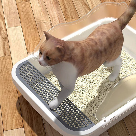 Pet Supplies Splash-proof Toilet Extra Large Cat Litter Basin Sub