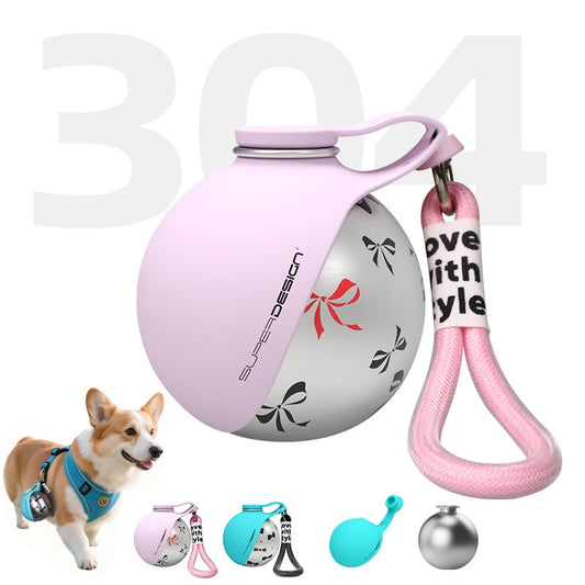 Creative Portable Outdoor Pet Stainless Steel Water Cup Small Dog