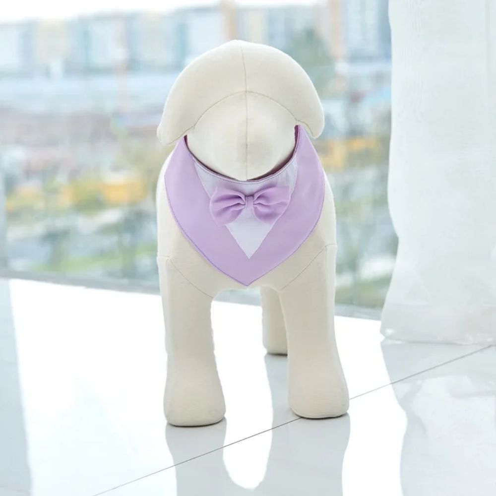 Pet Triangle Bib Bow Saliva Towel Pet Collar Dog Clothing Cat Puppy