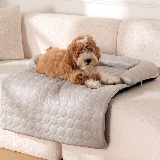 Bed Pet Cooling Mat Dog House Crate Cat Ice Silk Sleeping