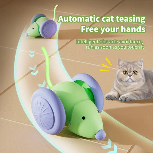 Pet Toys Interactive Cat Toy Electric Mouse Car Automatic Teaser