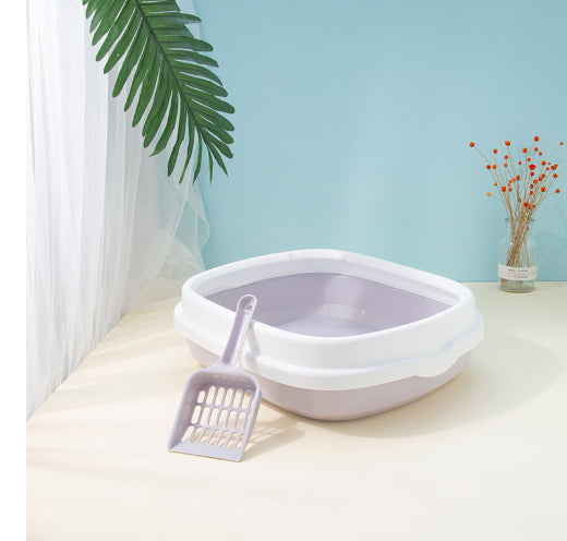 Large Cat Litter Box Detachable Anti-splashing Pet Supplies